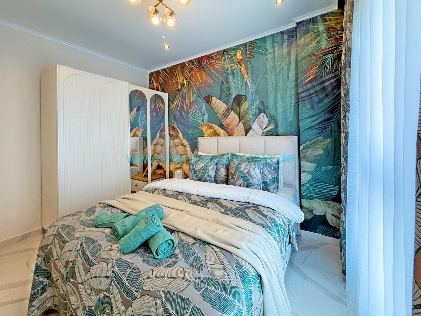 BEST OFFER Voll möblierte neue 2 Zimmer Wohnung mit Pool und Meerblick
