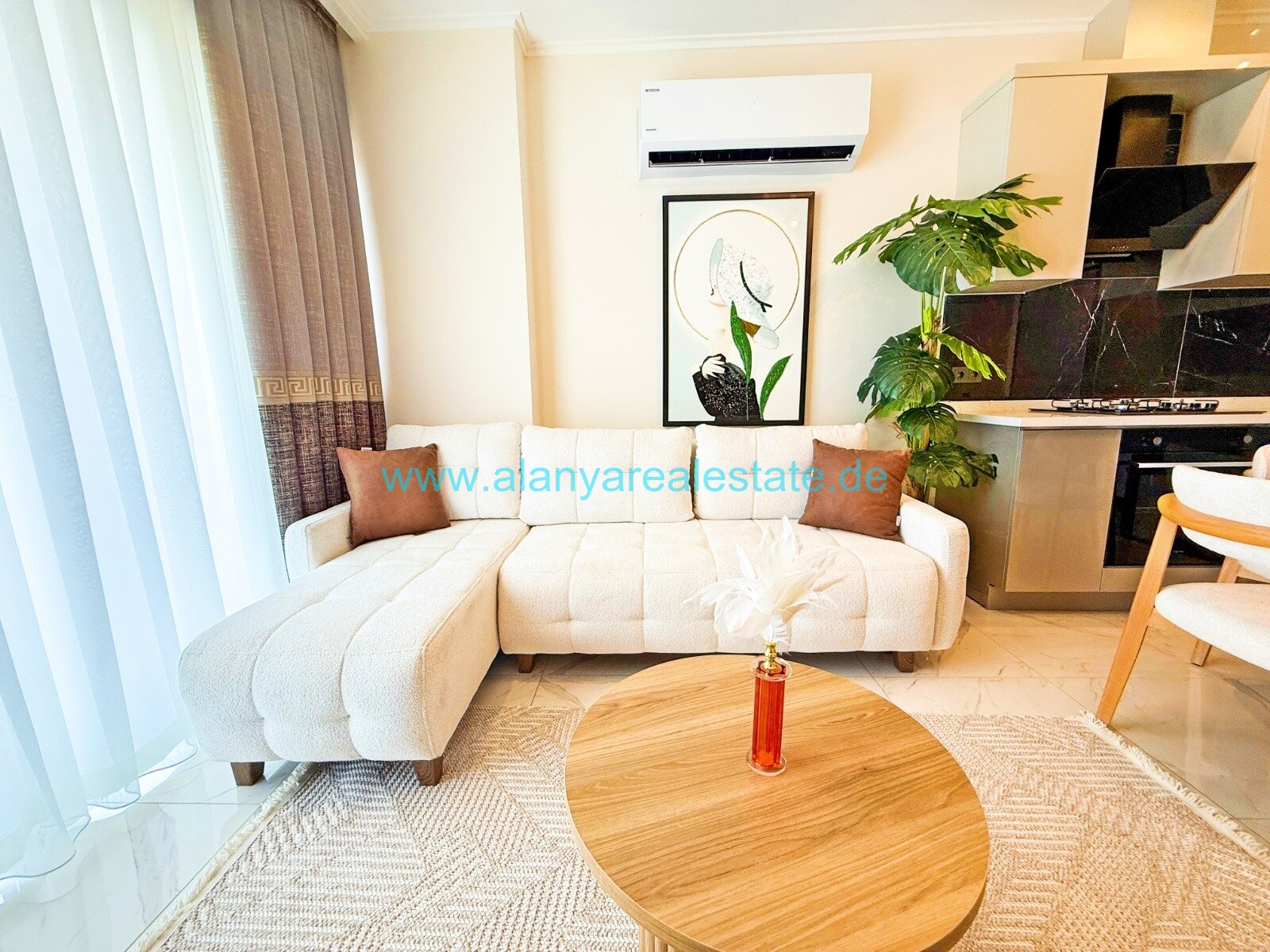 BEST OFFER Voll möblierte neue 2 Zimmer Wohnung mit Pool und Meerblick
