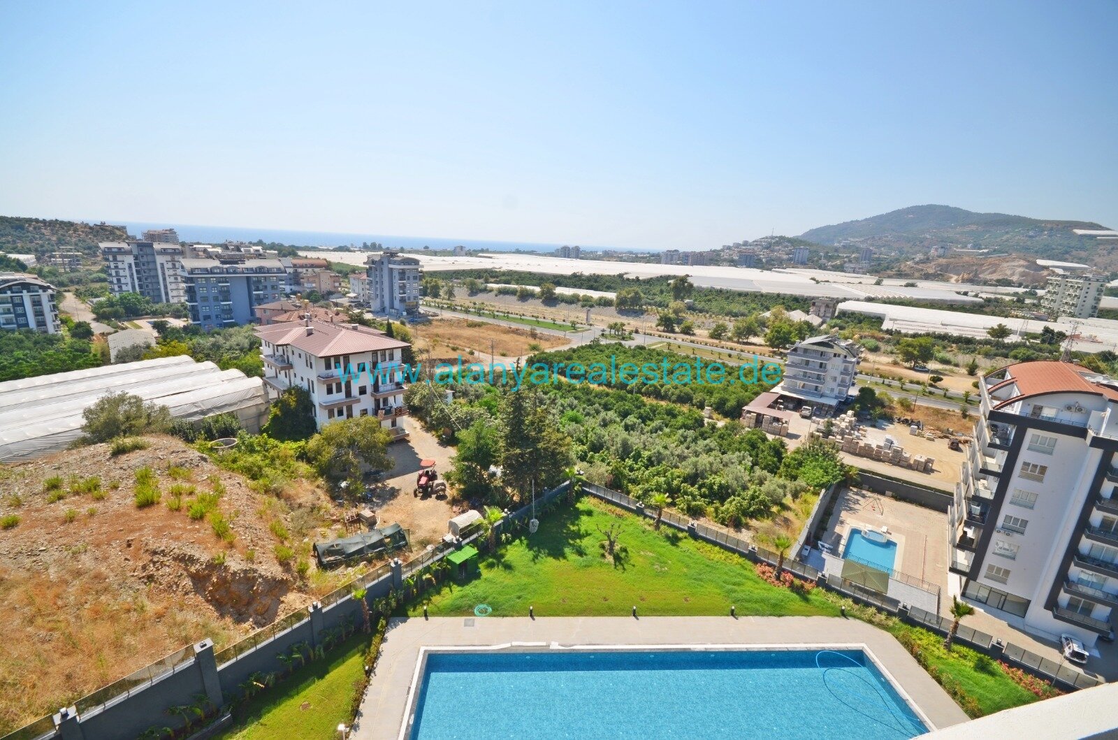 BEST OFFER Voll möblierte neue 2 Zimmer Wohnung mit Pool und Meerblick